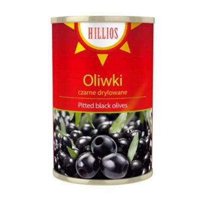 Black olives boneless HILLIOS, 4,1 kg / 2 kg